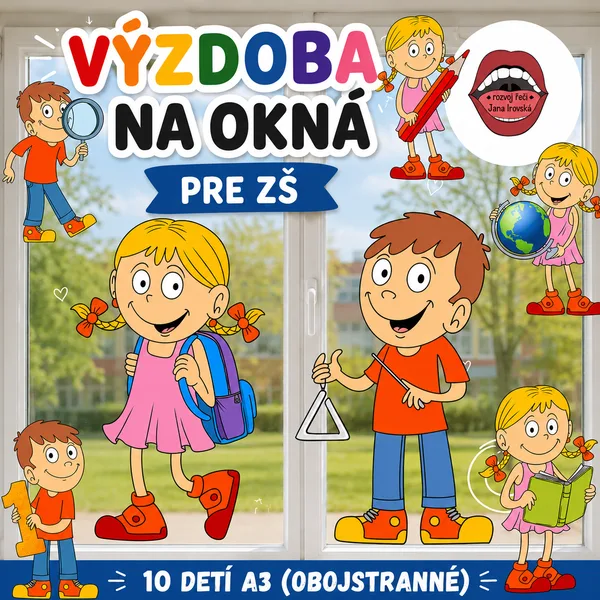 VÝZDOBA NA OKNÁ PRE ZŠ