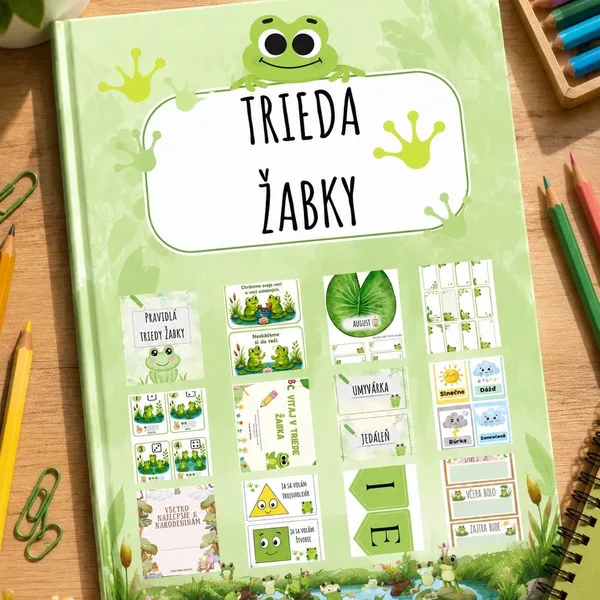 Výzdoba triedy žabky 