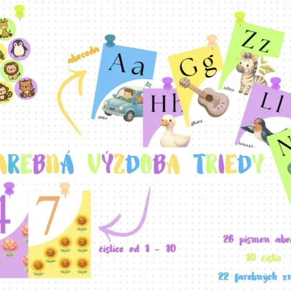 FAREBNÁ VÝZDOBA TRIEDY