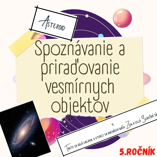 Spoznávanie a priraďovanie vesmírnych objektov