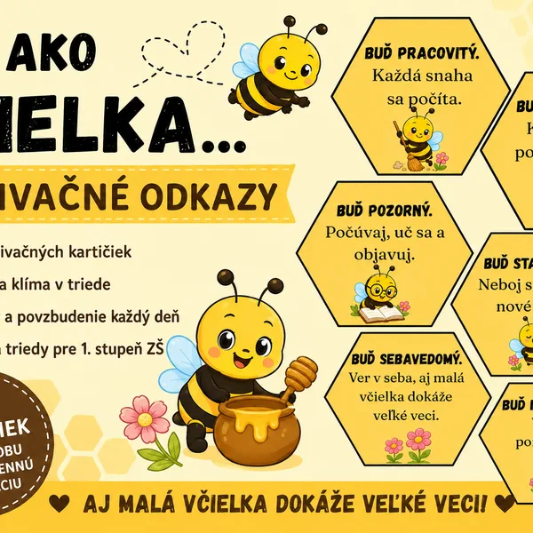 Buď ako včielka.... Motivačné odkazy