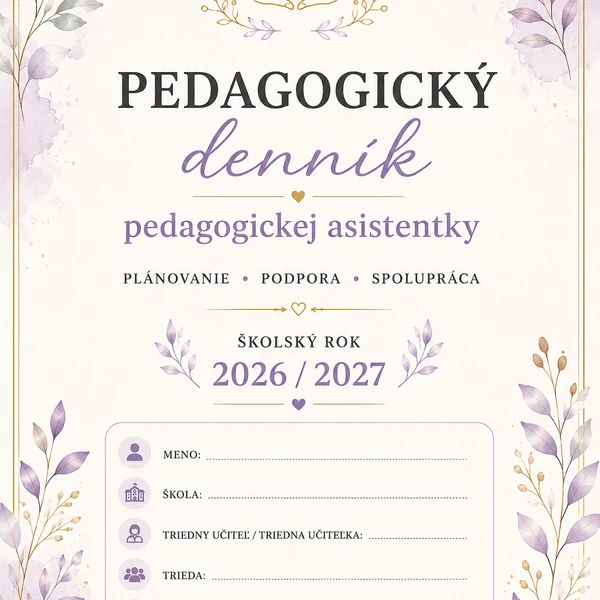 Pedagogický denník - asistent/ka (2026/2027)
