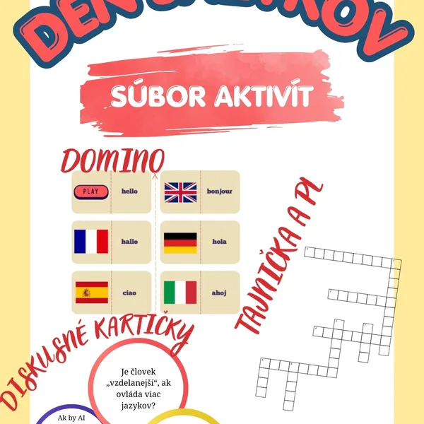 Európsky deň jazykov – súbor aktivít
