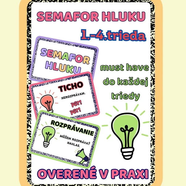 Semafor hluku - FARBIČKY