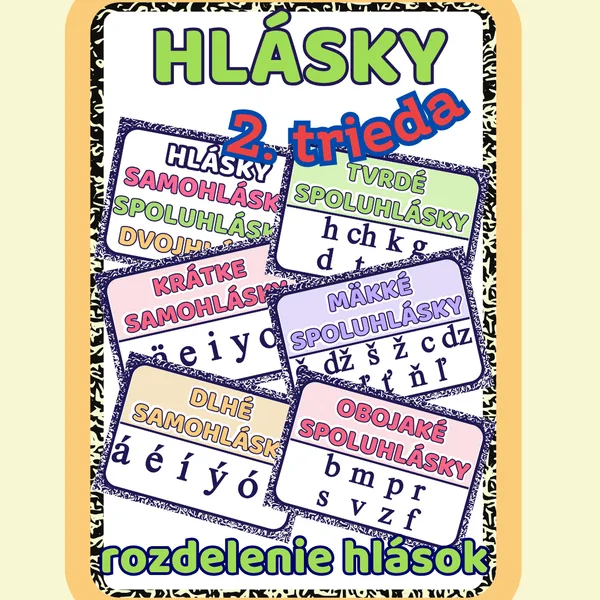 FARBIČKY - ROZDELENIE HLÁSOK