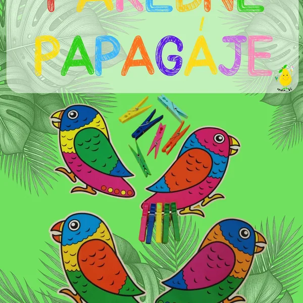 Farebné papagáje 