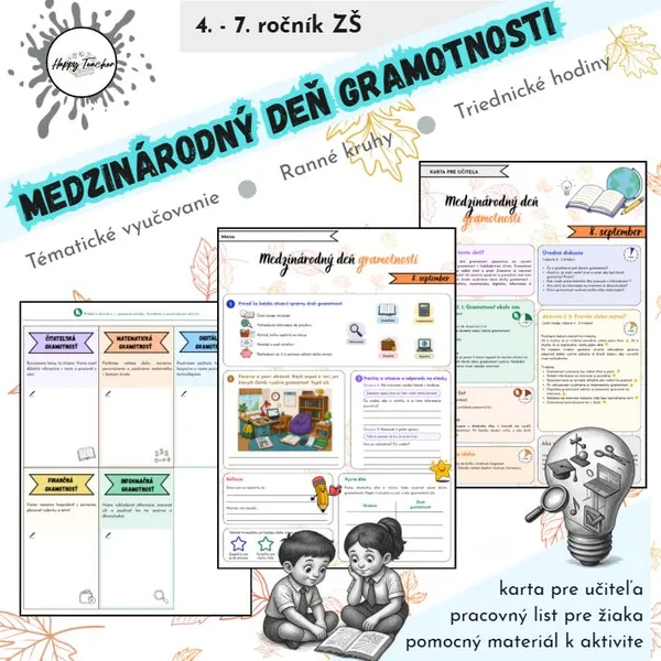 Medzinárodný deň gramotnosti (September - významné dni)