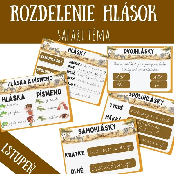 Rozdelenie hlások - SAFARI