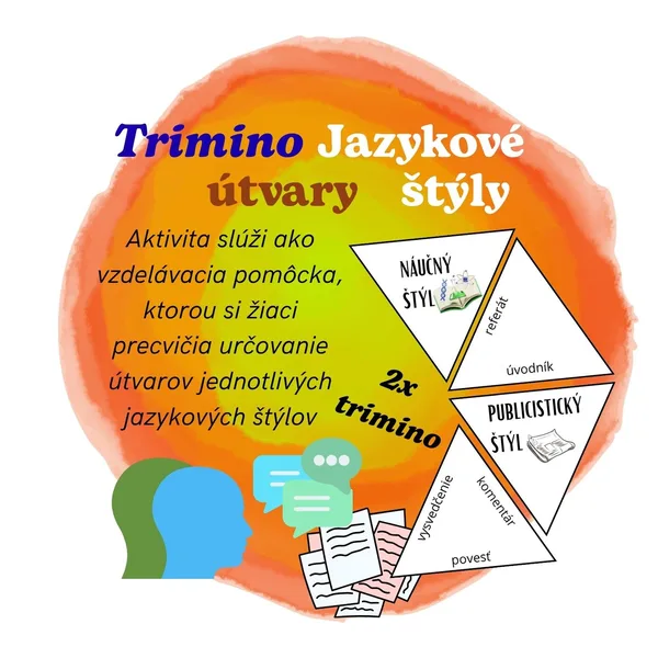 Jazykové štýly a ich útvary - trimino