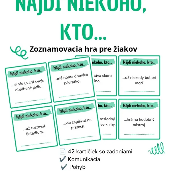 Nájdi niekoho, kto... – zoznamovacia hra