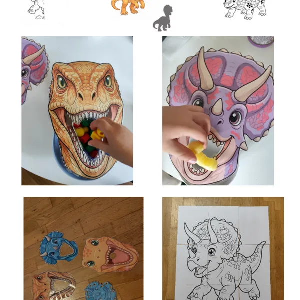 ZÁBAVNÉ AKTIVITY S DINOSAUROM