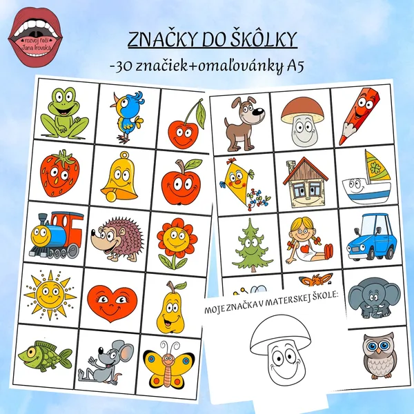 ZNAČKY DO ŠKÔLKY