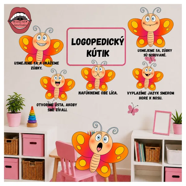 LOGOPEDICKÝ KÚTIK MOTÝLIKY