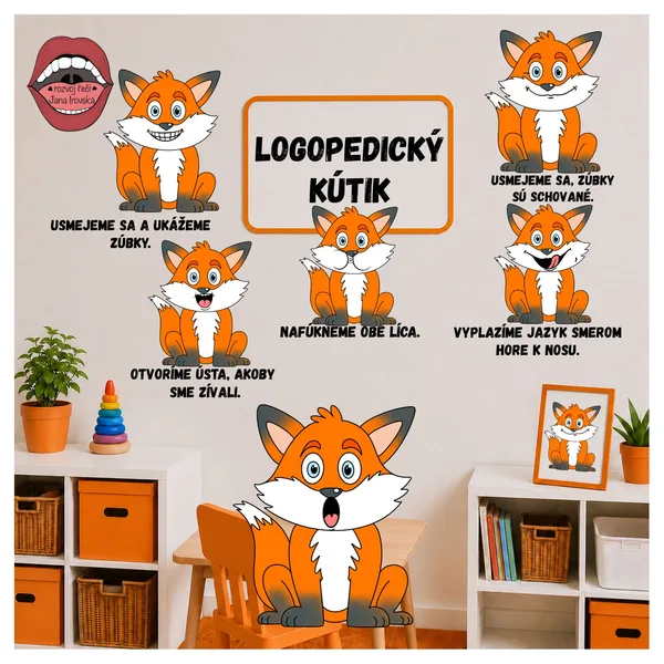 LOGOPEDICKÝ KÚTIK: LÍŠTIČKY