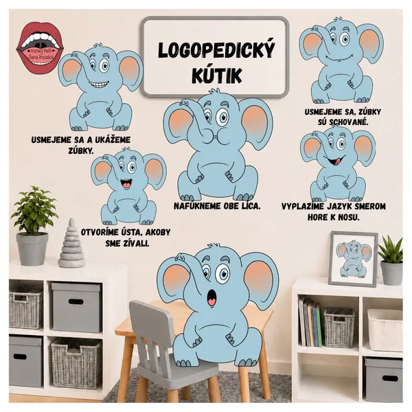 LOGOPEDICKÝ KÚTIK: SLONÍČATÁ