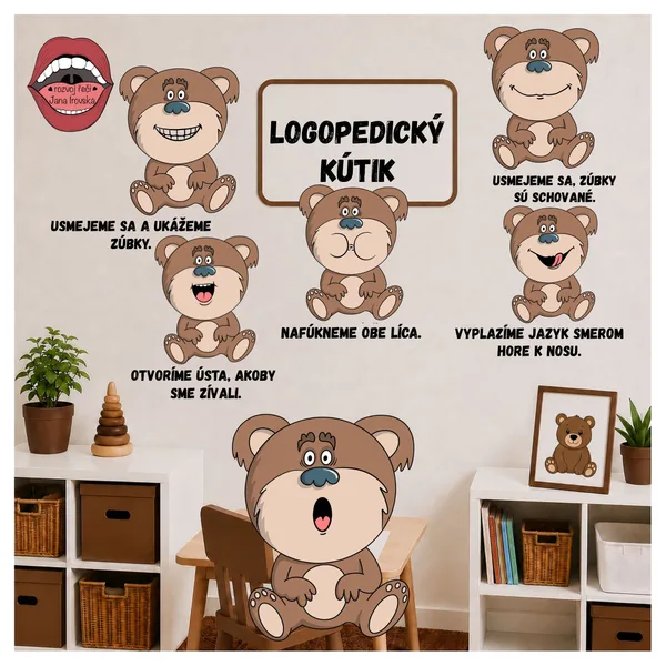 LOGOPEDICKÝ KÚTIK: MEDVEDÍKY