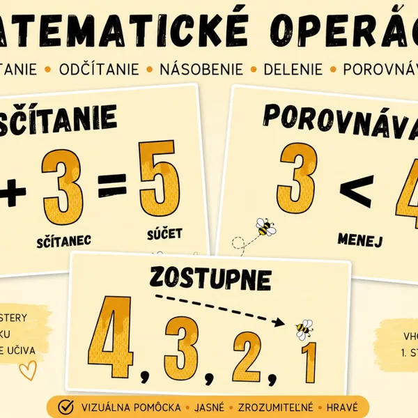 Matematicke operacie (včielky)