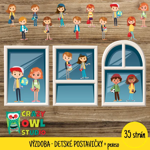 VÝZDOBA – DETSKÉ POSTAVIČKY