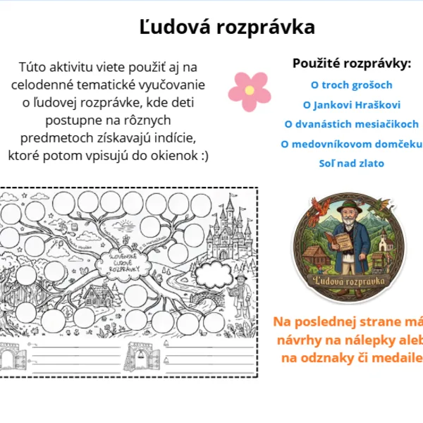 Ľudová rozprávka - tematický deň