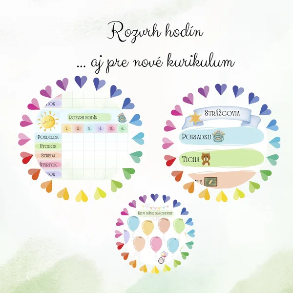 Rozvrh hodín _ výzdoba