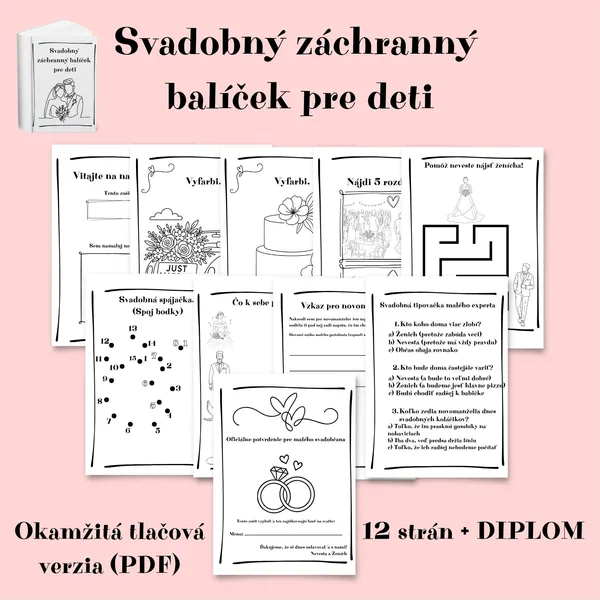Svadobný záchranný balíček pre deti