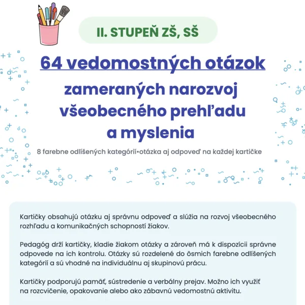 64 vedomostných otázok