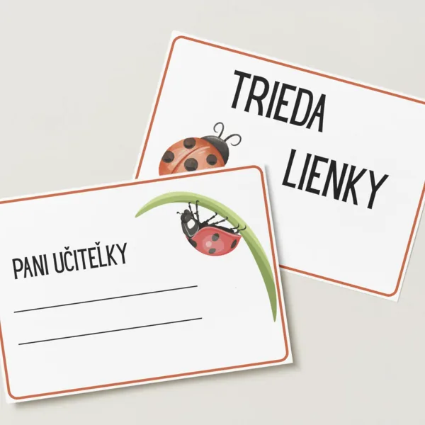 Výzdoba MŠ - lienky