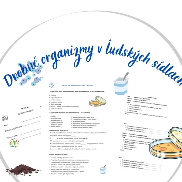 Drobné organizmy v ľudských sídlach(Mikroorganizmy žijúce s človekom)