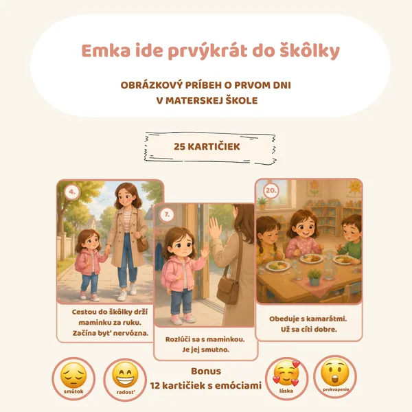 Emka ide prvýkrát do škôlky