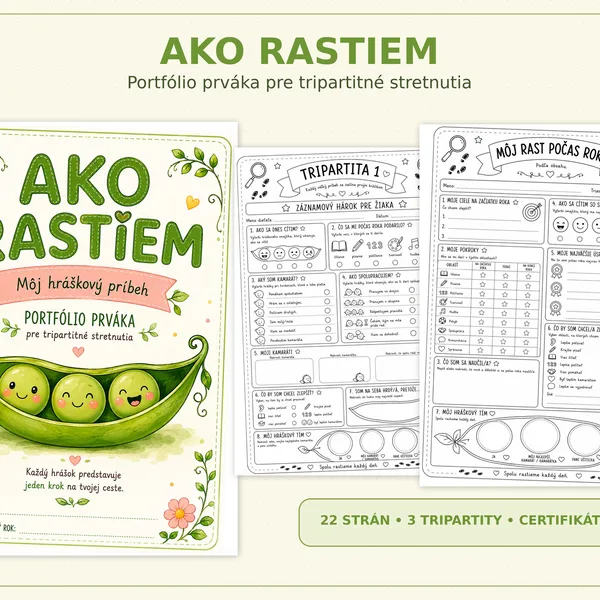 Ako rastiem - Portfólio prváka na tripartitné stretnutia