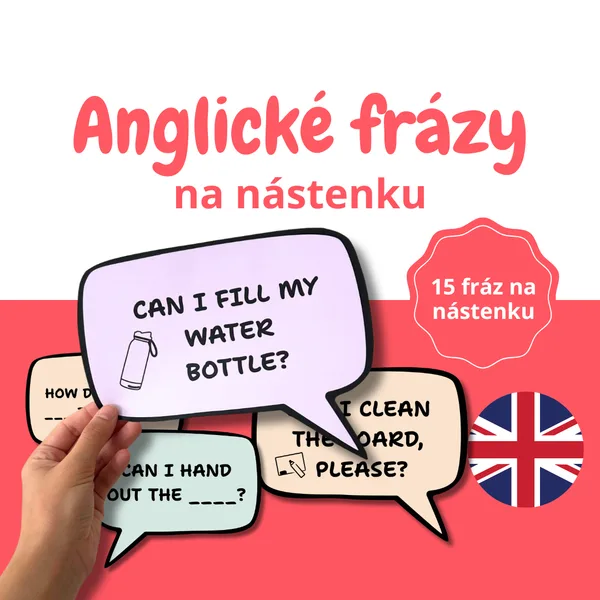 15 anglických fráz do triedy 