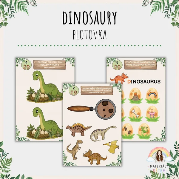 🦕Dinosaury, plotovka🦕