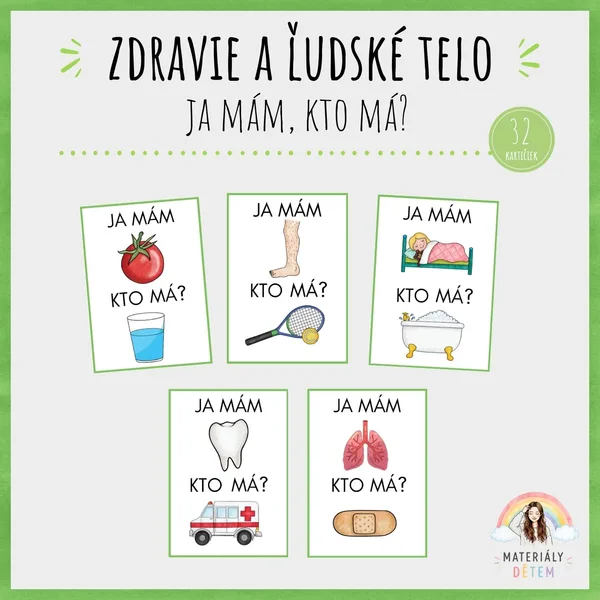 🩺Ja mám, kto má? Zdravie a ľudské telo🩺