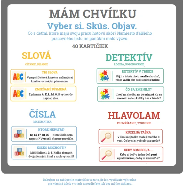 Mám chvíľku