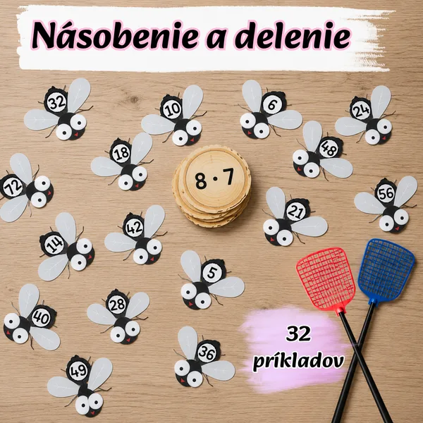 Hravé násobenie a delenie, malá násobilka