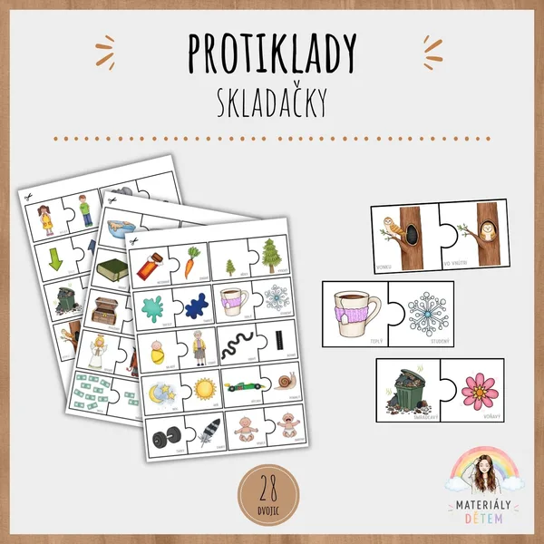 🌟Protiklady, skladačka🌟