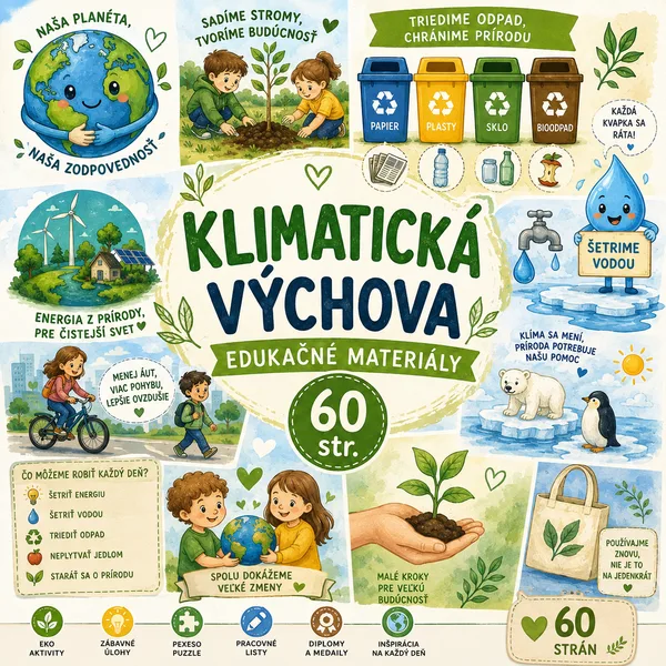 🌍 Klimatická výchova – Komplexný súbor edukačných materiálov🌍