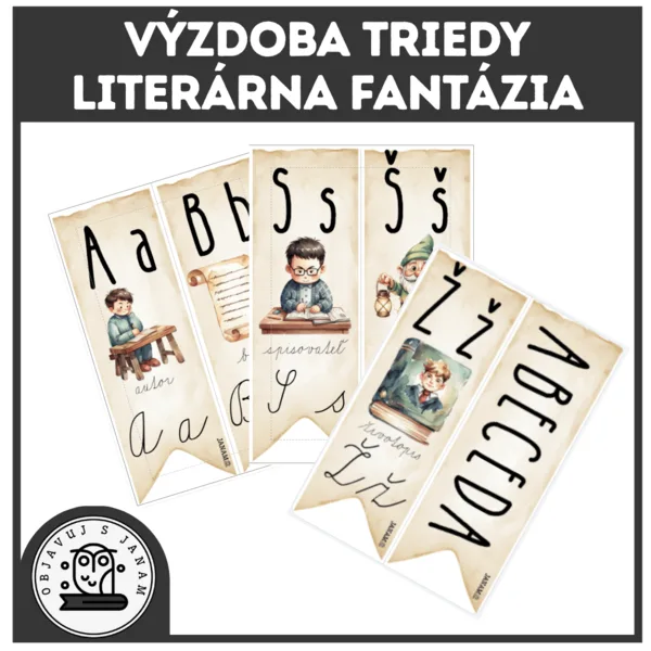 Literárna fantázia - čitateľská výzdoba triedy 1. časť