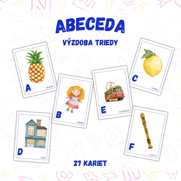 ABECEDA - výzdoba triedy