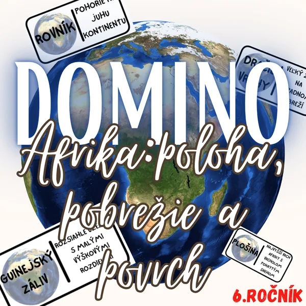 Domino - Afrika: poloha, pobrežie a povrch