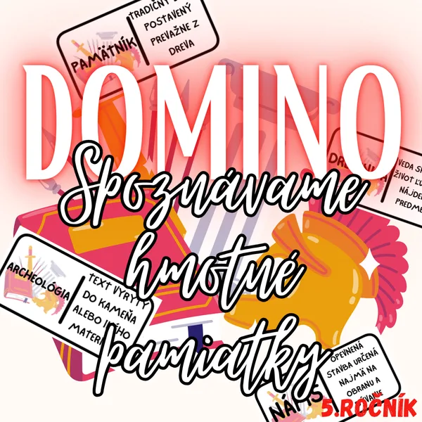 Domino - Spoznávame hmotné pamiatky