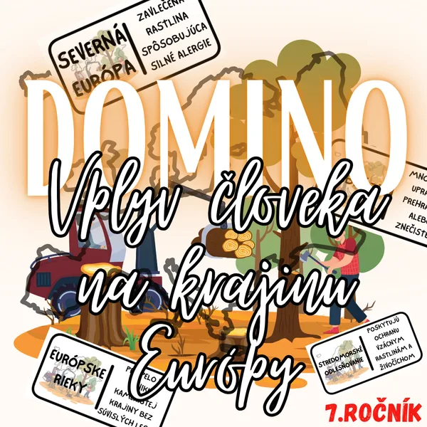 Domino - Vplyv človeka na krajinu Európy