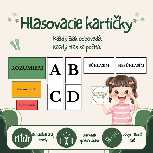 Hlasovacie kartičky 