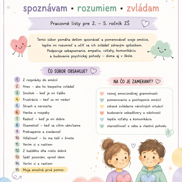 Emócie - spoznávam, rozumiem, zvládam