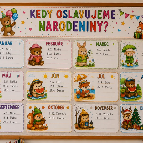 NARODENINY + jesenná výzdoba