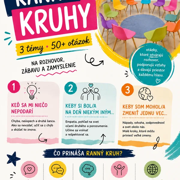 🌈 RANNÉ KRUHY – 3 témy • 50+ otázok 💬