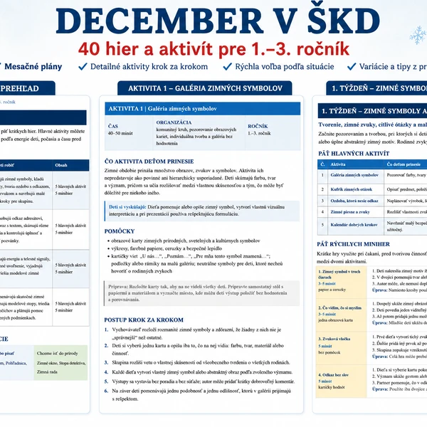 December v ŠKD