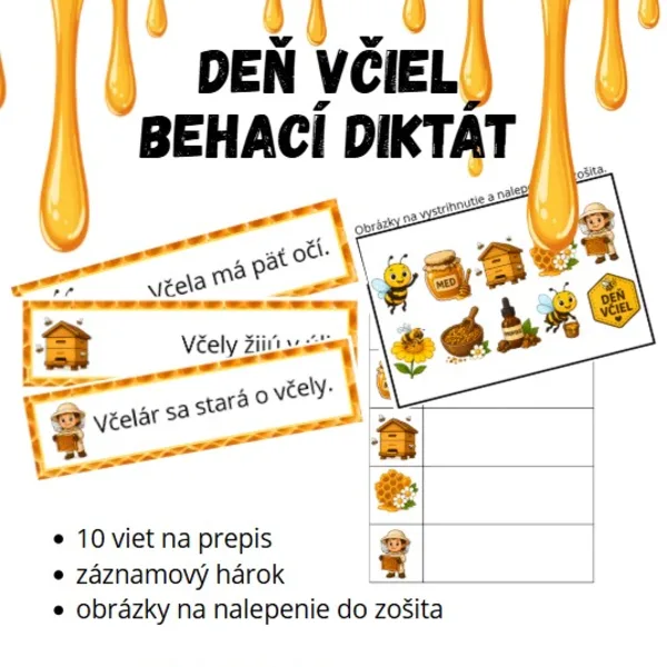 Deň včiel - behací diktát