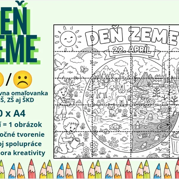 KOOPERATÍVNA OMAĽOVANKA – DEŇ ZEME 🌍💚