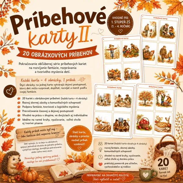 Príbehové karty II. – 20 obrázkových príbehov